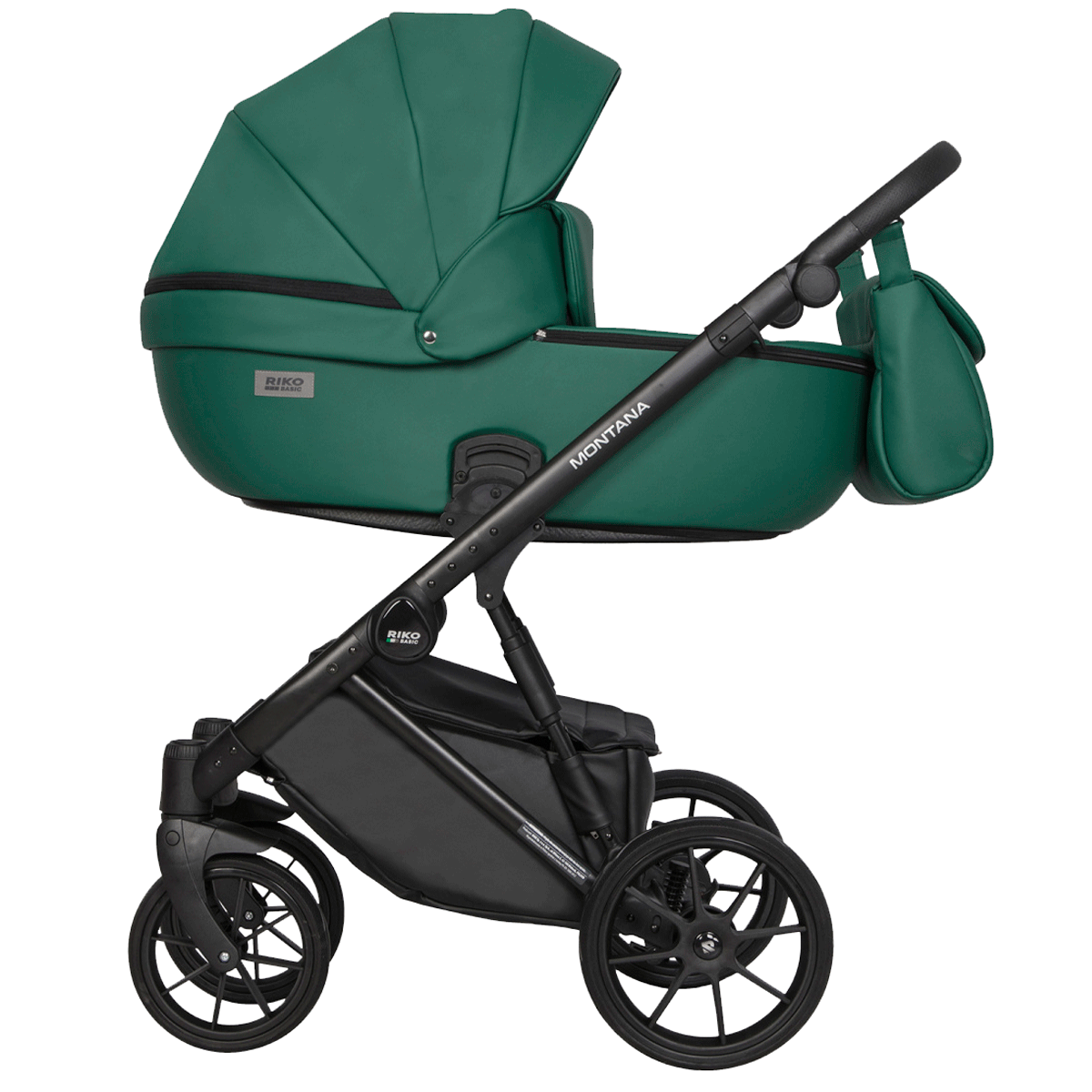 Коляска 2 в 1 Riko Basic Montana Ecco 13 emerald