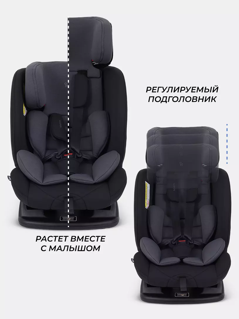 Автокресло Rant Matrix 0/1/2/3 (0-36 кг) Grey