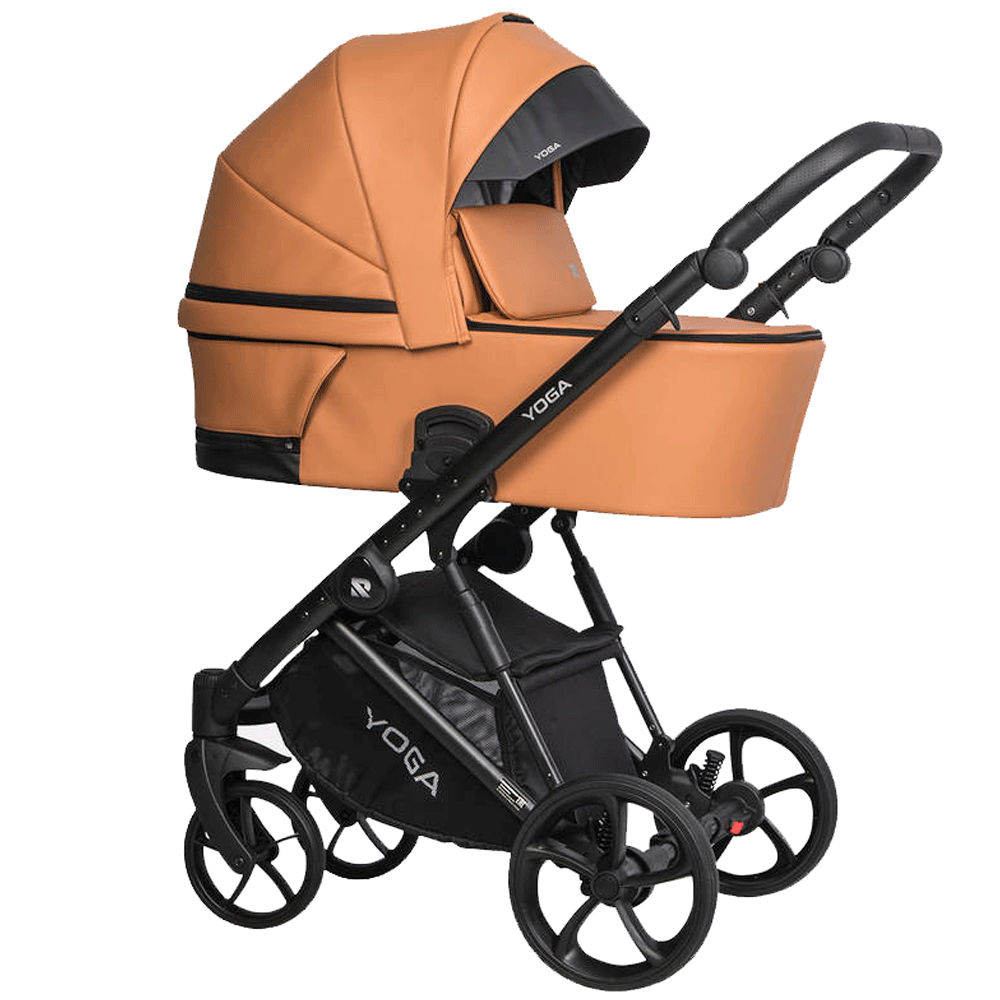 Коляска 2 в 1 Riko Basic Yoga Ecco 13 Caramel