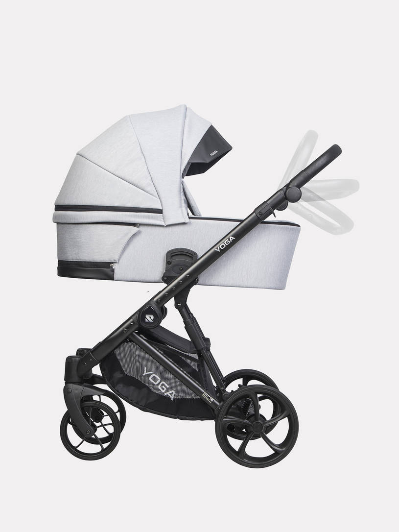 Коляска 2 в 1 Riko Basic YOGA, 03 СЕРЫЙ