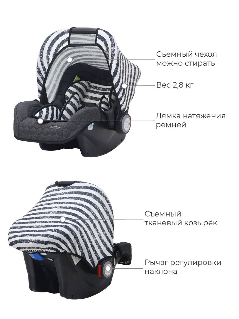 Автокресло Rant Miracle Story line 0+ (0-13 кг) graphite