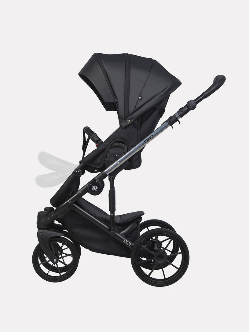 Коляска 2 в 1 Riko Nano Thermo 01 Black