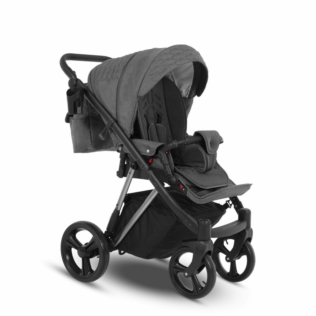 Коляска 2 в 1 Camarelo Faro, Серый меланж