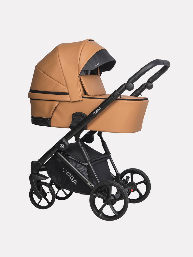 Коляска 2 в 1 Riko Basic Yoga Ecco 13 Caramel