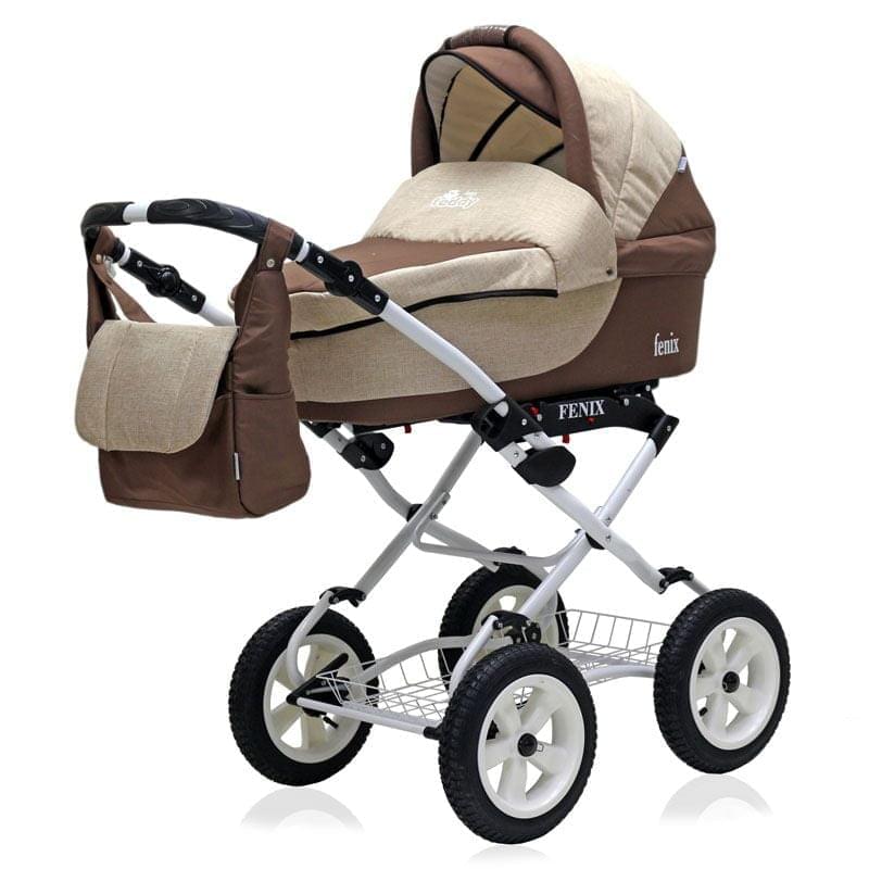 Коляска 2 в 1 Rant Fenix Classic 06 бежево-коричневый