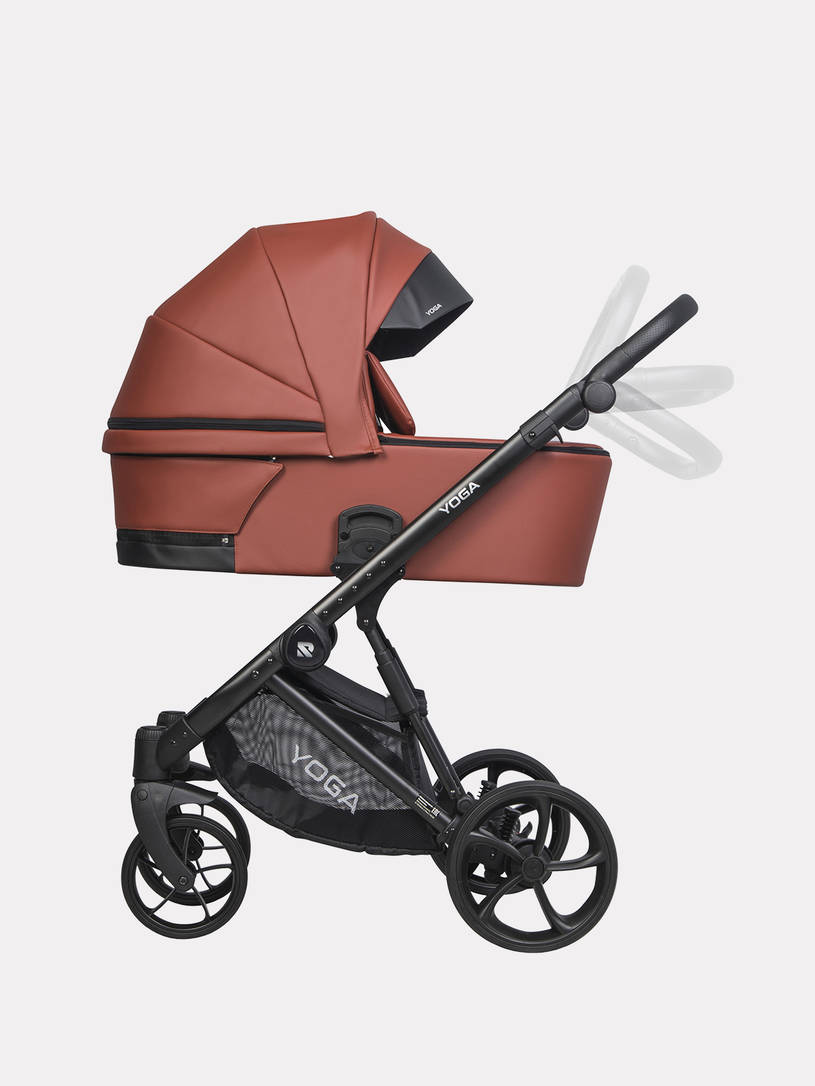Коляска 2 в 1 Riko Basic Yoga Ecco 14 Maroon
