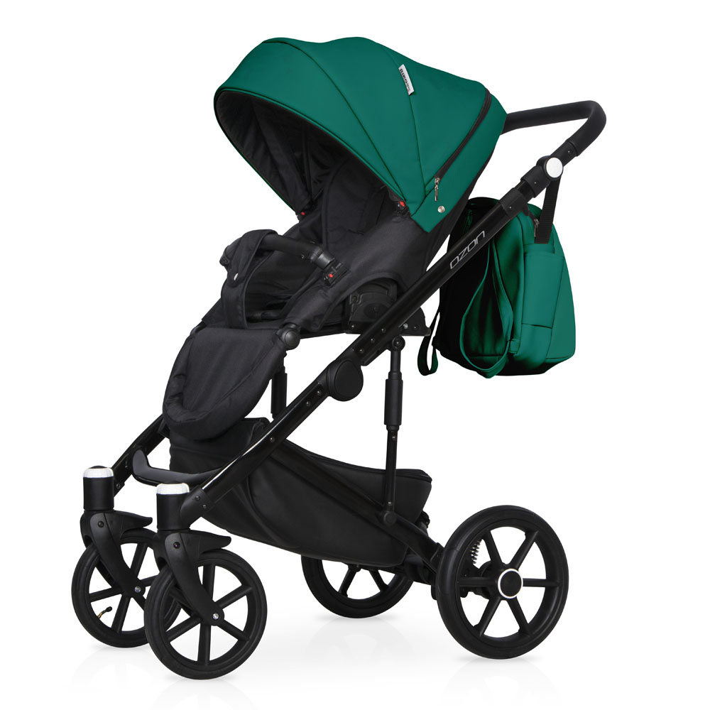 Коляска 3 в 1 Riko Basic Ozon Ecco 22 зеленый