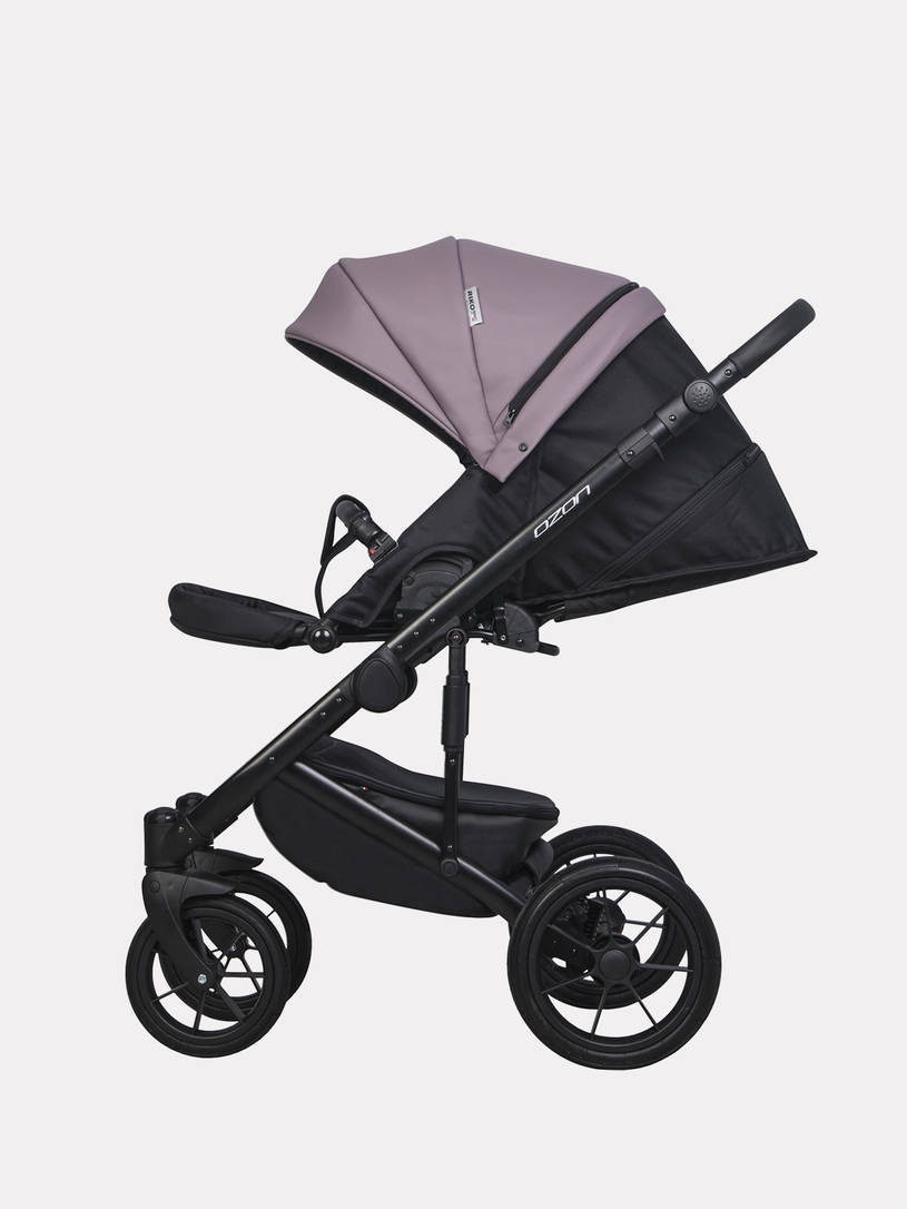 Коляска 3 в 1 Riko Basic Ozon Pastel 02, Фиолетовый