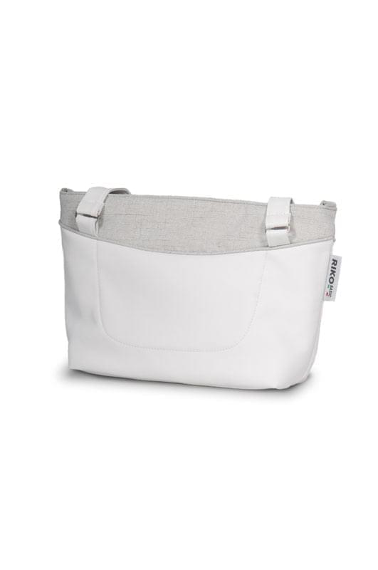 Коляска 2 в 1 Riko Basic Aicon 01 серо-белый