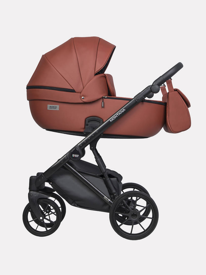 Коляска 2 в 1 Riko Basic Montana Ecco 17, Maroon