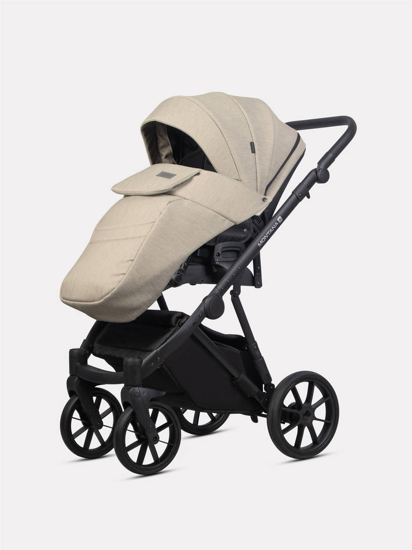 Коляска 3 в 1 Riko Basic Montana X 02 бежевый