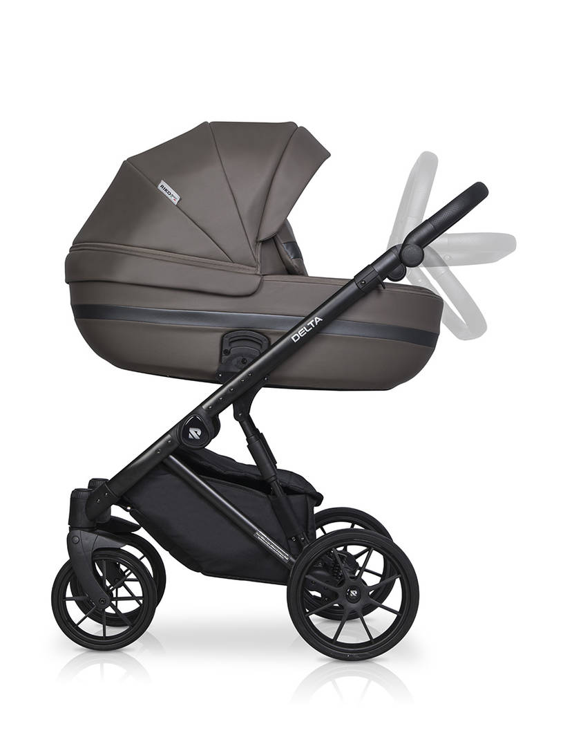 Коляска 2 в 1 RIKO BASIC DELTA ECCO 12 Mokka