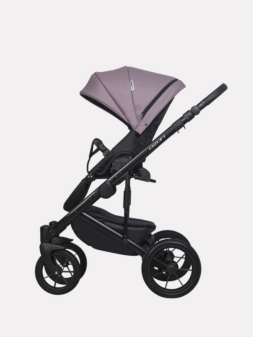 Коляска 3 в 1 Riko Basic Ozon Pastel 02, Фиолетовый