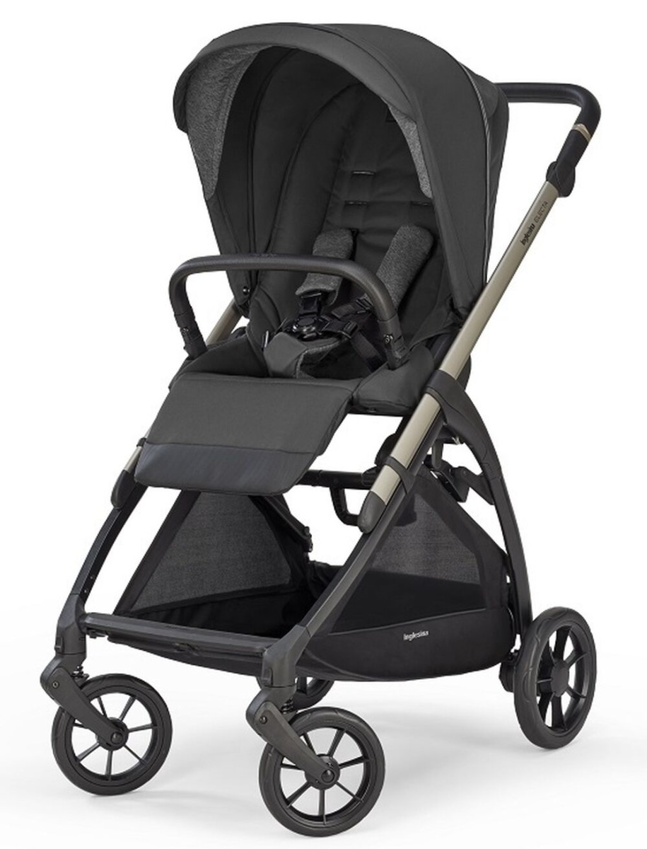 Коляска 3 в 1 i-Size Inglesina Electa с подставкой под люльку Standup, Upper Black