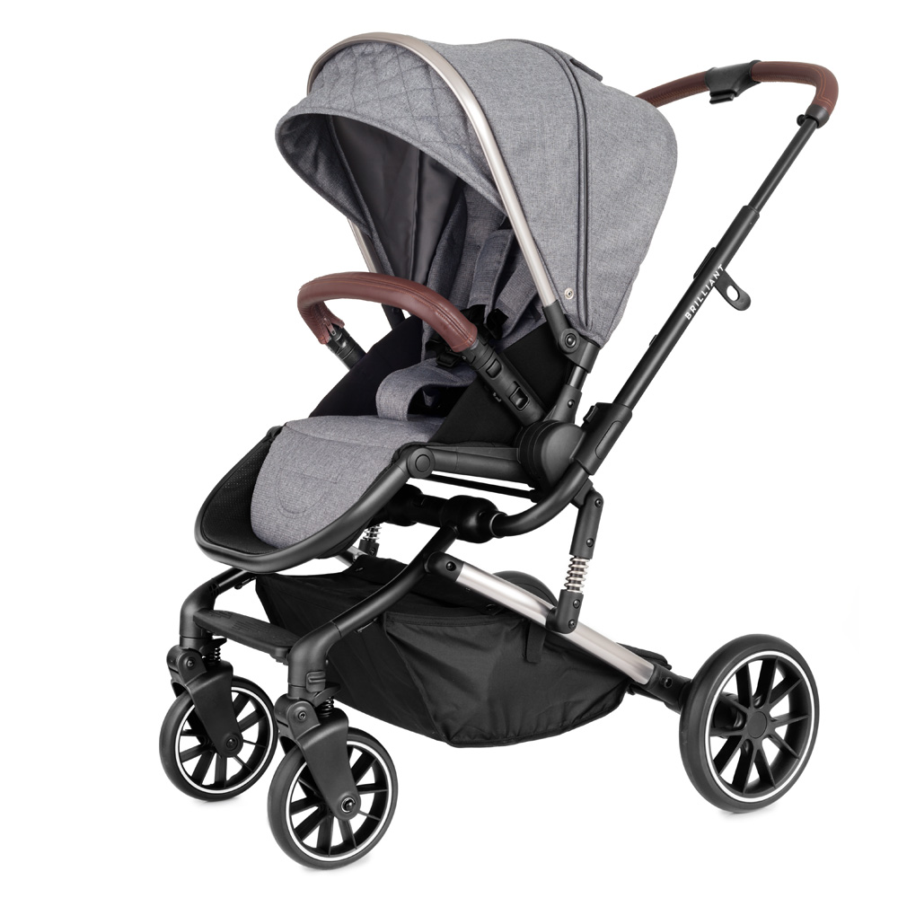 Коляска 2 в 1 Rant Brilliant Koala Grey темно-серый