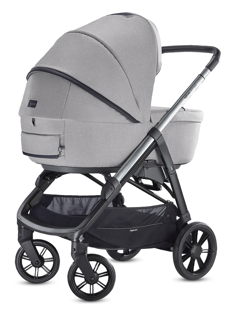 Коляска 2 в 1 Inglesina Aptica  с подставкой под люльку Stand Up, Silk Grey