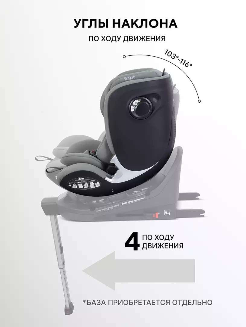 Автокресло Rant Aster Max (40-125 см) Olive