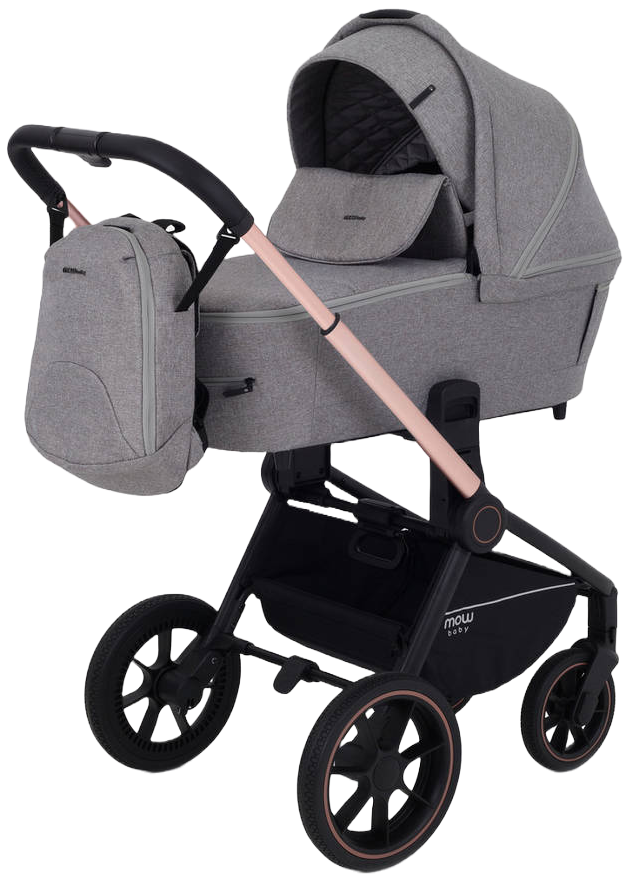 Коляска 3 в 1 MOWBaby ZOOM PU RA087 Gold Beige