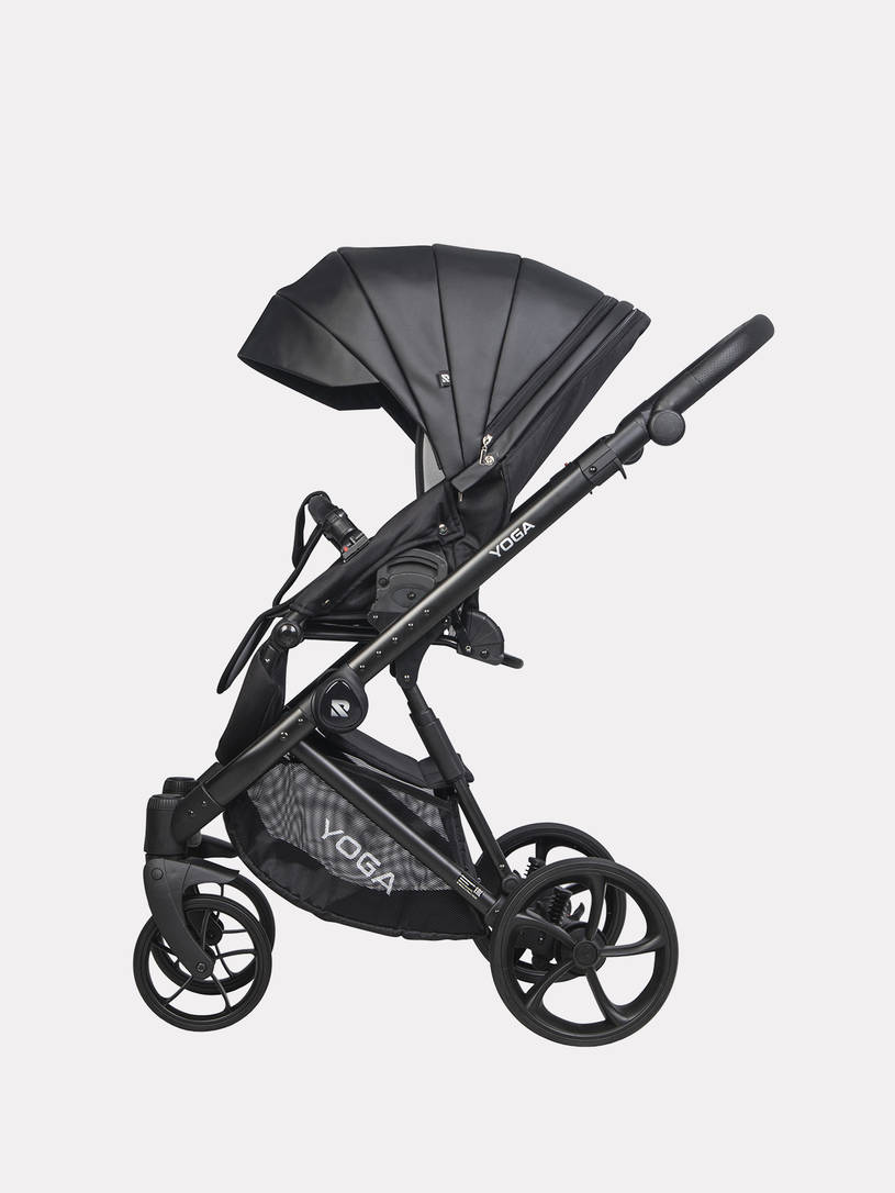 Коляска 2 в 1 Riko Basic Yoga Ecco 12 Black