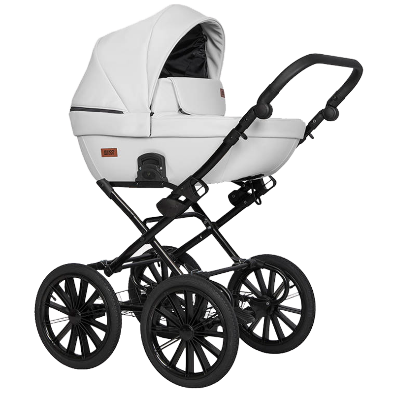 Коляска 2 в 1 Riko Basic Aicon Ecco Prestige 02 белый