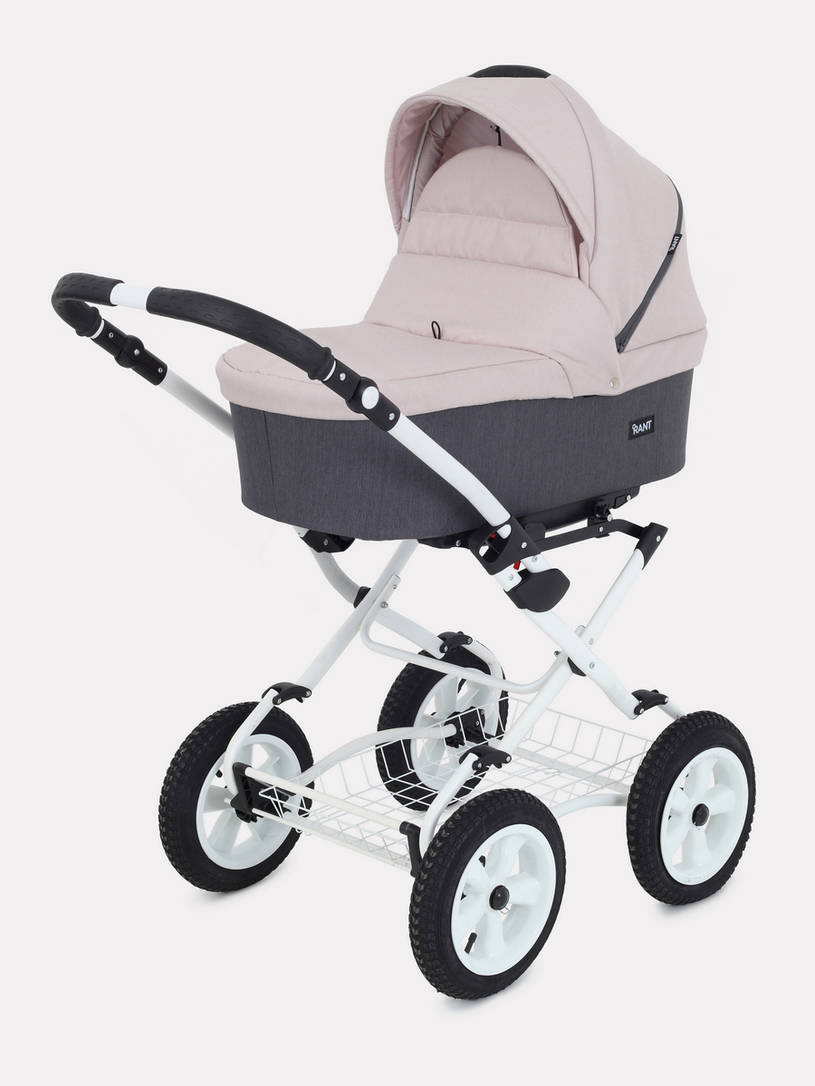 Коляска 2 в 1 Rant Dream Classic 03 серый-розовый