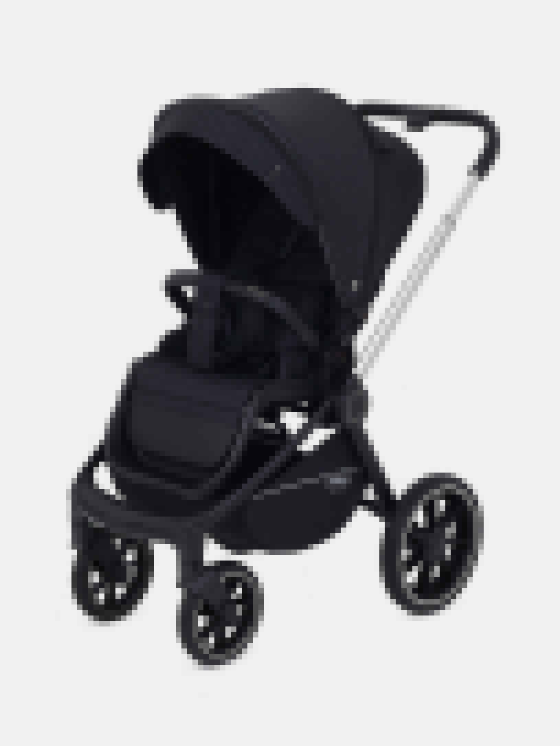 Коляска 2 в 1 MOWBaby ZOOM PU RA086 Silver Black