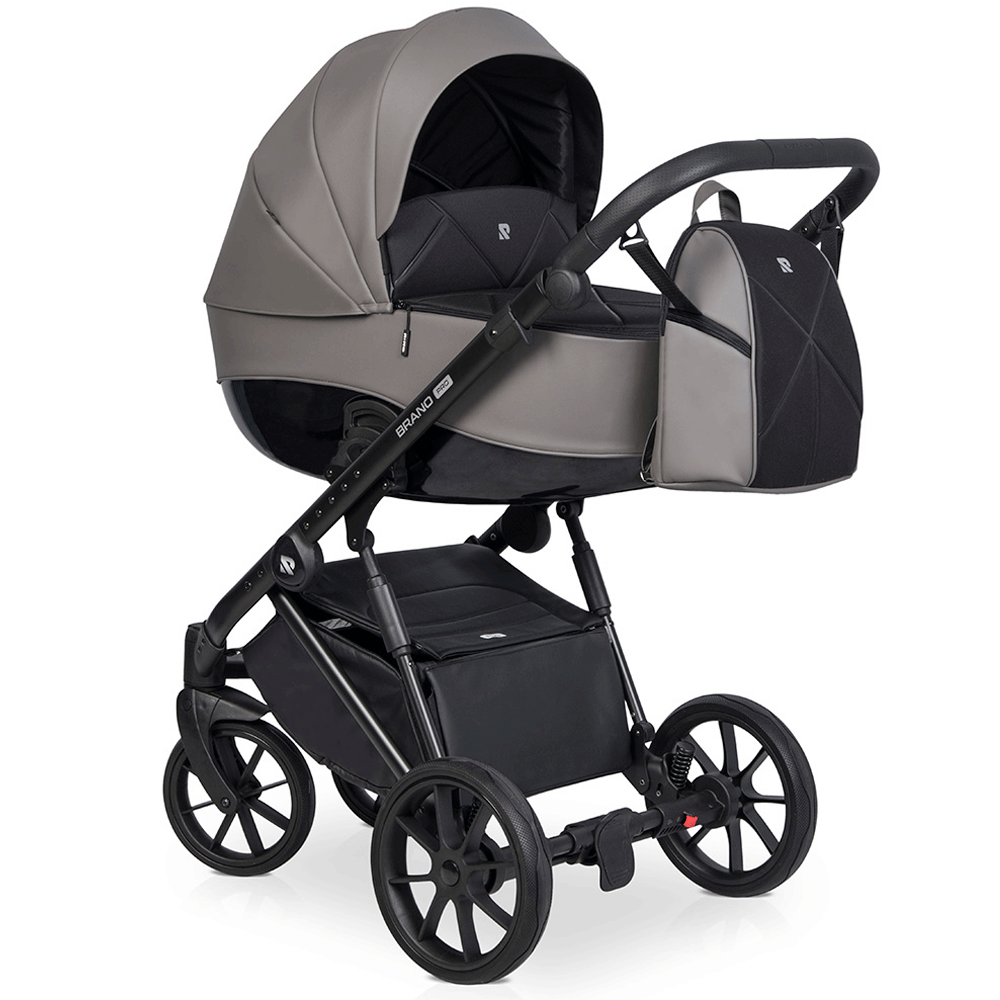 Коляска 2 в 1 Riko Brano Pro, 01 Anthracite