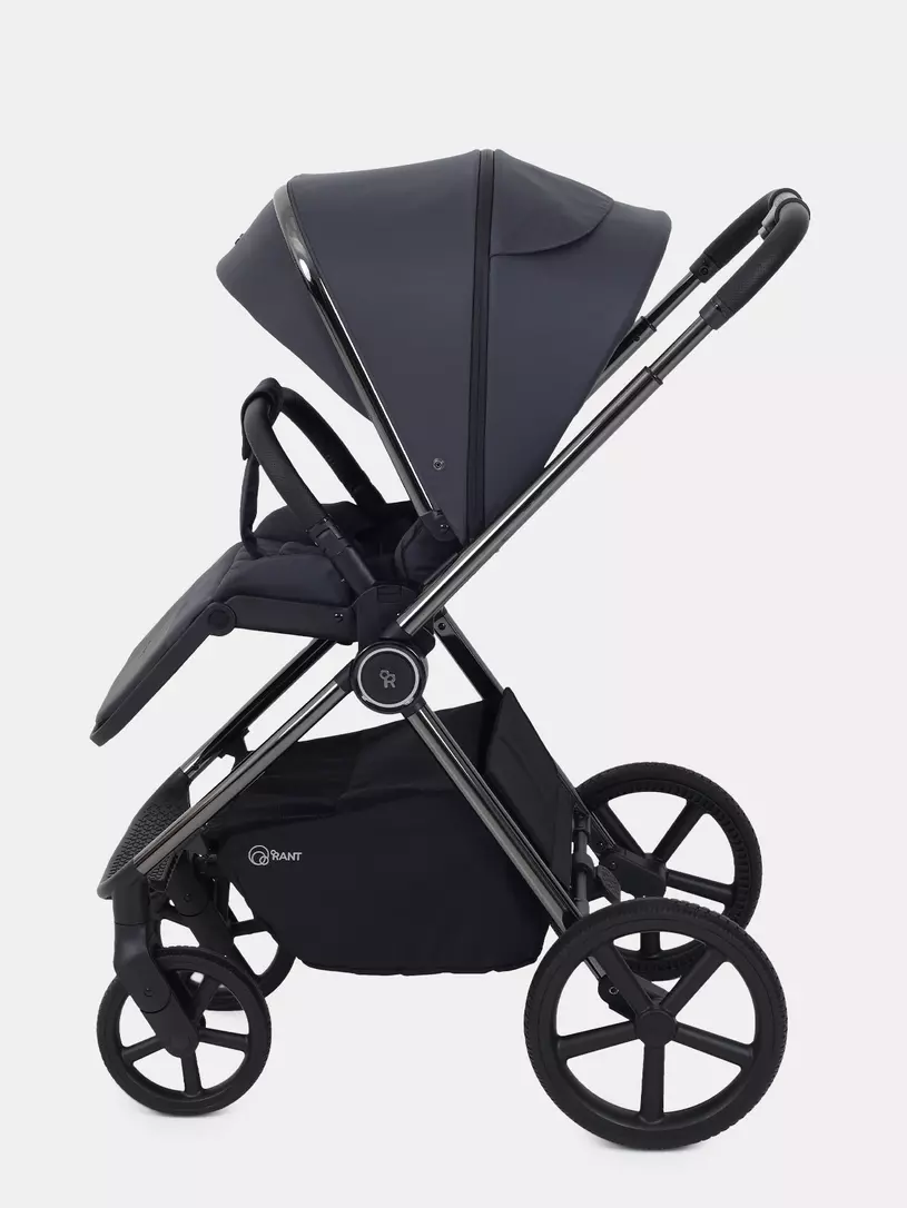 Коляска 2 в 1 Rant Teo Black Chrome Graphite