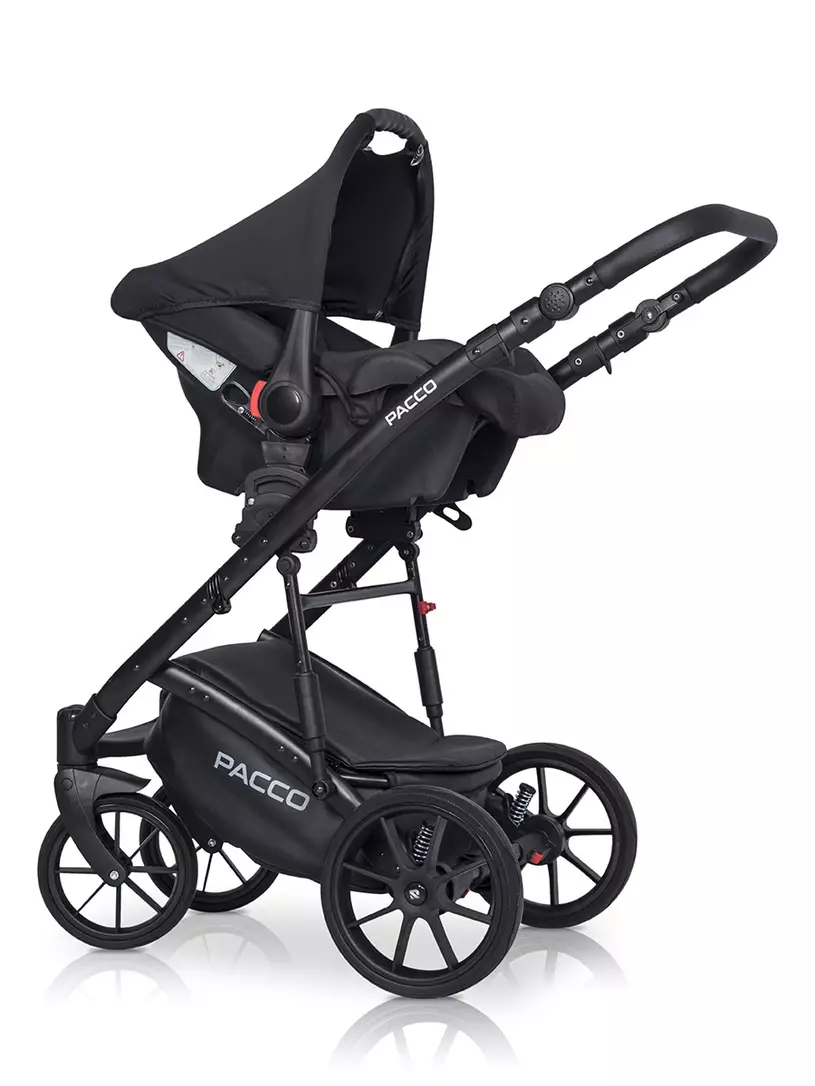 Коляска 3 в 1 RIKO BASIC PACCO 07 Mokka