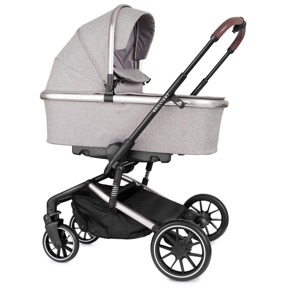 Коляска 2 в 1 Rant Brilliant Mineral Silver серый