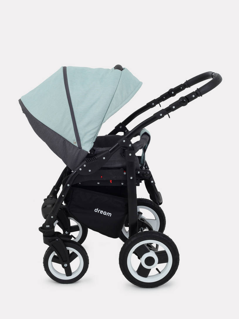 Коляска 2 в 1 Rant Dream 04 серый-мятный