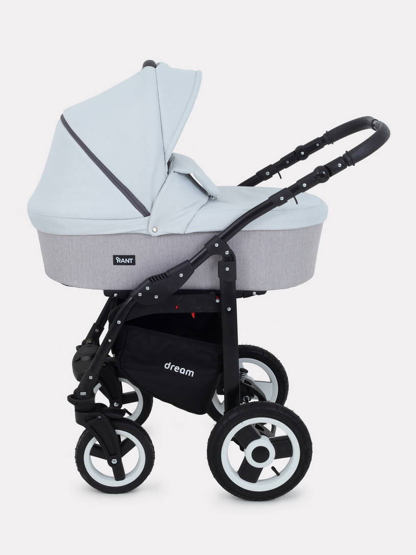 Коляска 2 в 1 Rant Dream 02 светло-серый