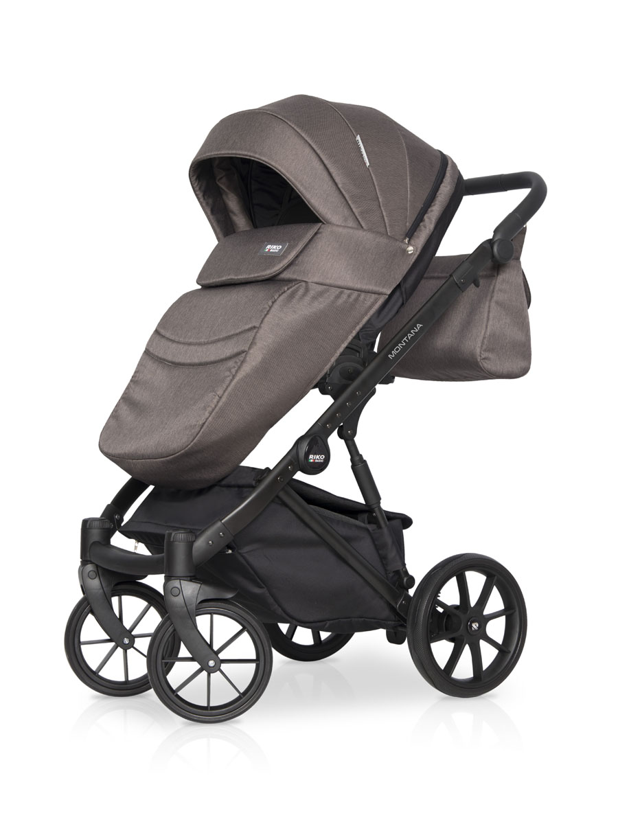 Коляска 3 в 1 Riko Basic Montana 01 коричневый