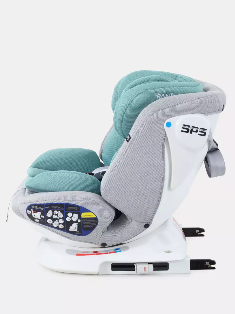 Автокресло Rant Nitro 0/1/2/3 (0-36 кг) Grey/Mint
