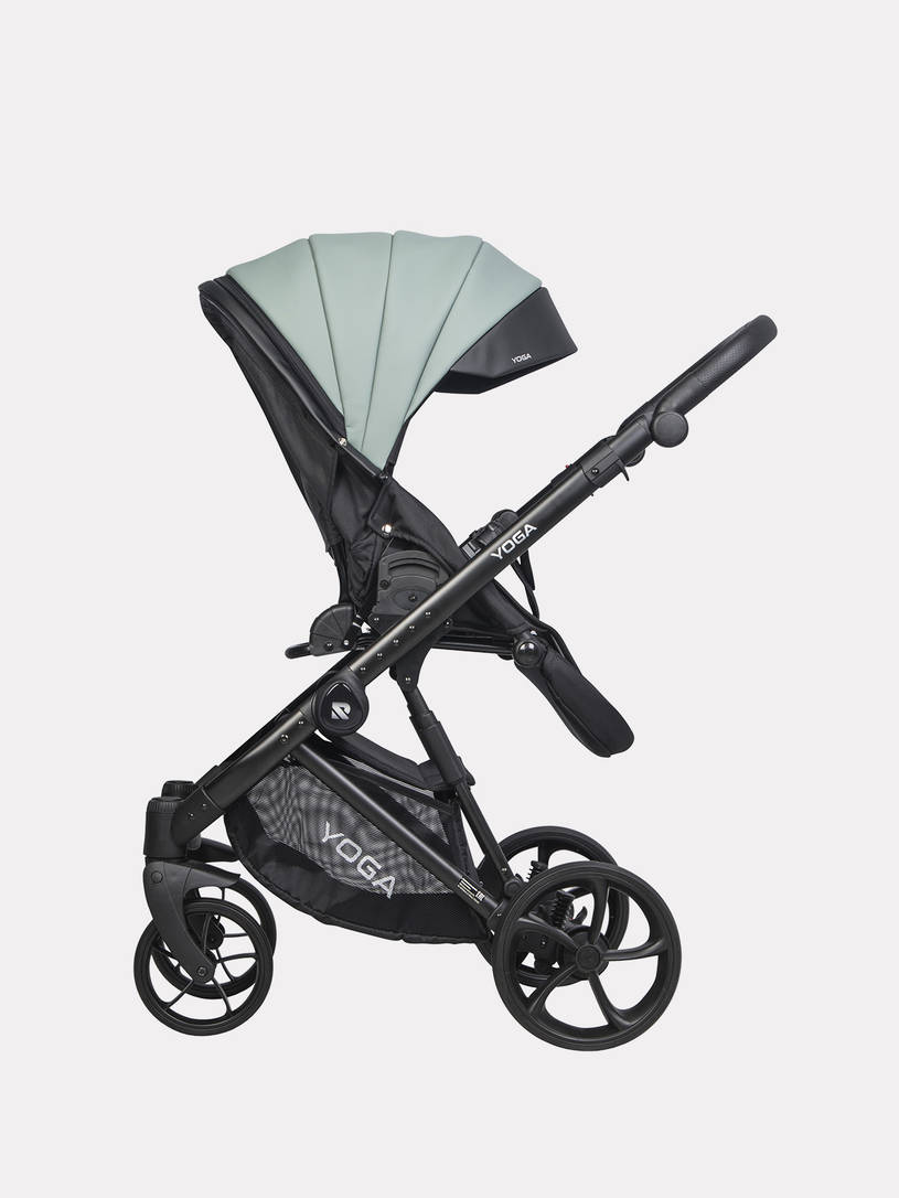 Коляска 3 в 1 Riko Basic Yoga Ecco 16 Lagoon, Зеленый