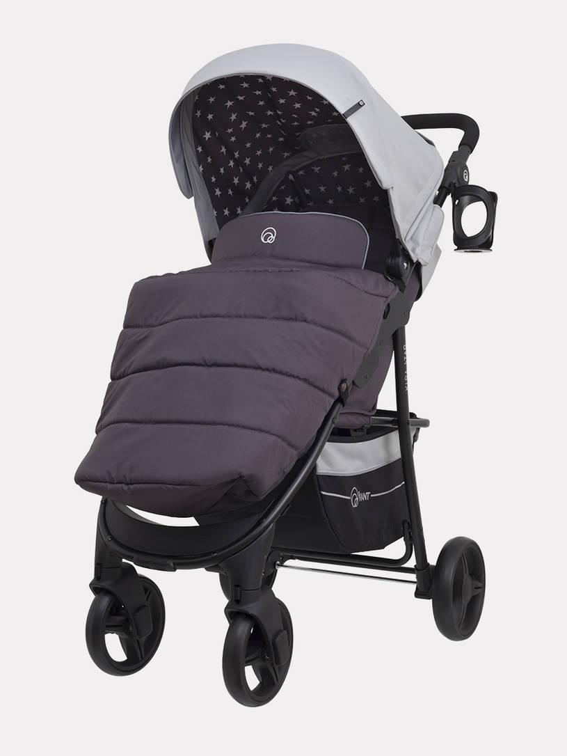 Коляска прогулочная Rant Kira Star Soft Grey. Цвет: Серый