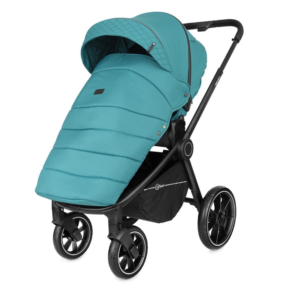 Коляска 2 в 1 Rant Senso Deep Malachite бирюзовый