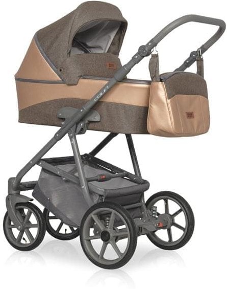 Коляска 2 в 1 Riko Basic Colin 03 коричневый