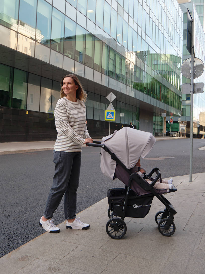 Коляска прогулочная Rant Vega Star Soft Grey. Цвет: Серый