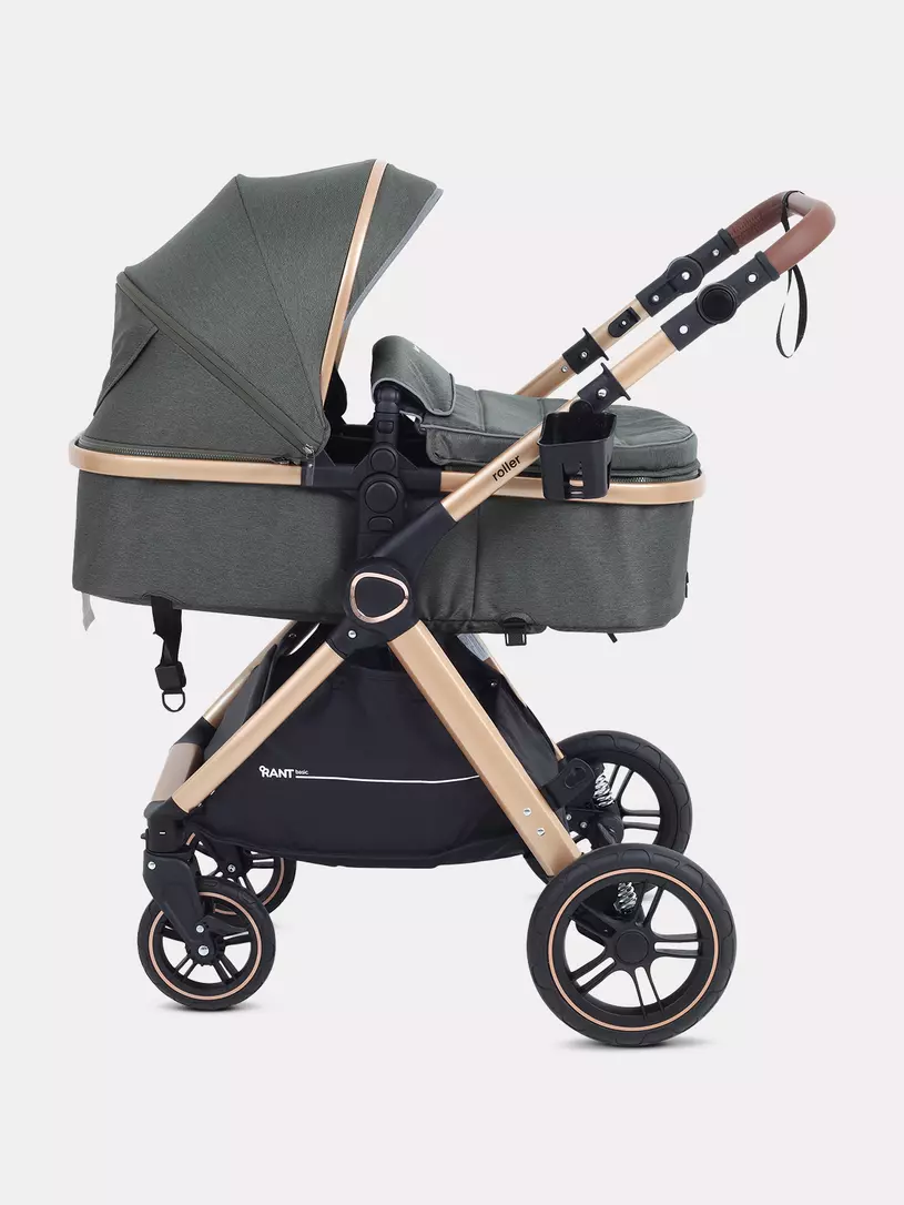 Коляска-трансформер Rant Basic Roller Gold 2024 Olive