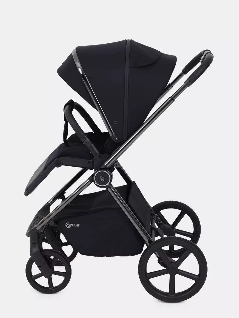 Коляска 2 в 1 Rant Teo Black Chrome Black
