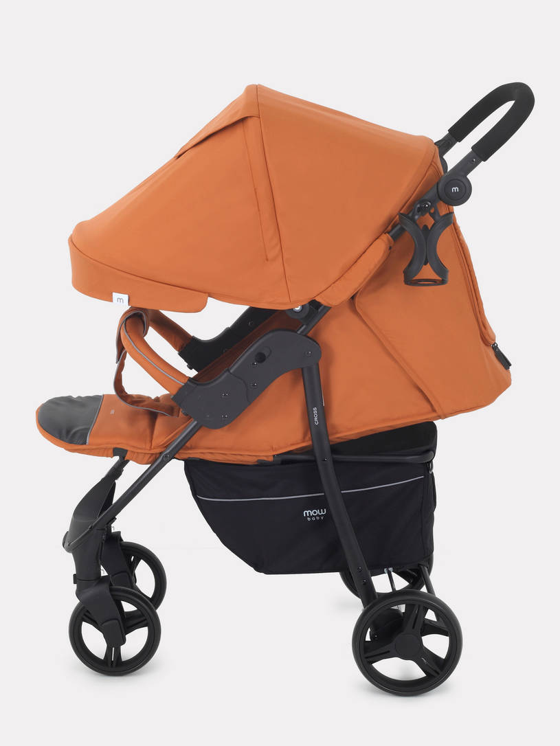 Коляска прогулочная Mowbaby Cross 2024 brown