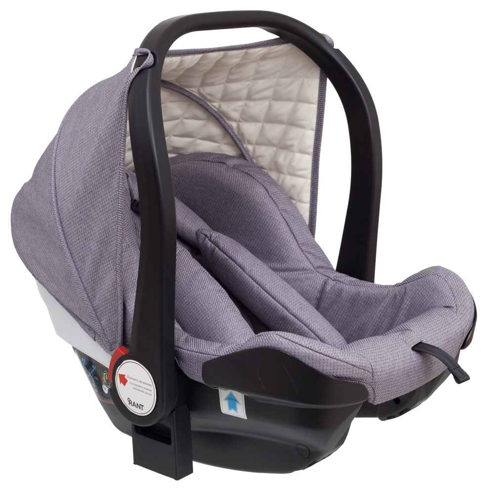 Коляска 3 в 1 Rant Flex Grand Mercury Grey серый