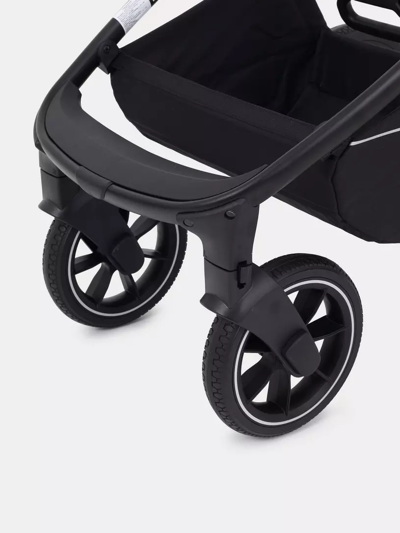 Коляска 3 в 1 Mowbaby Zoom PU silver cacao brown