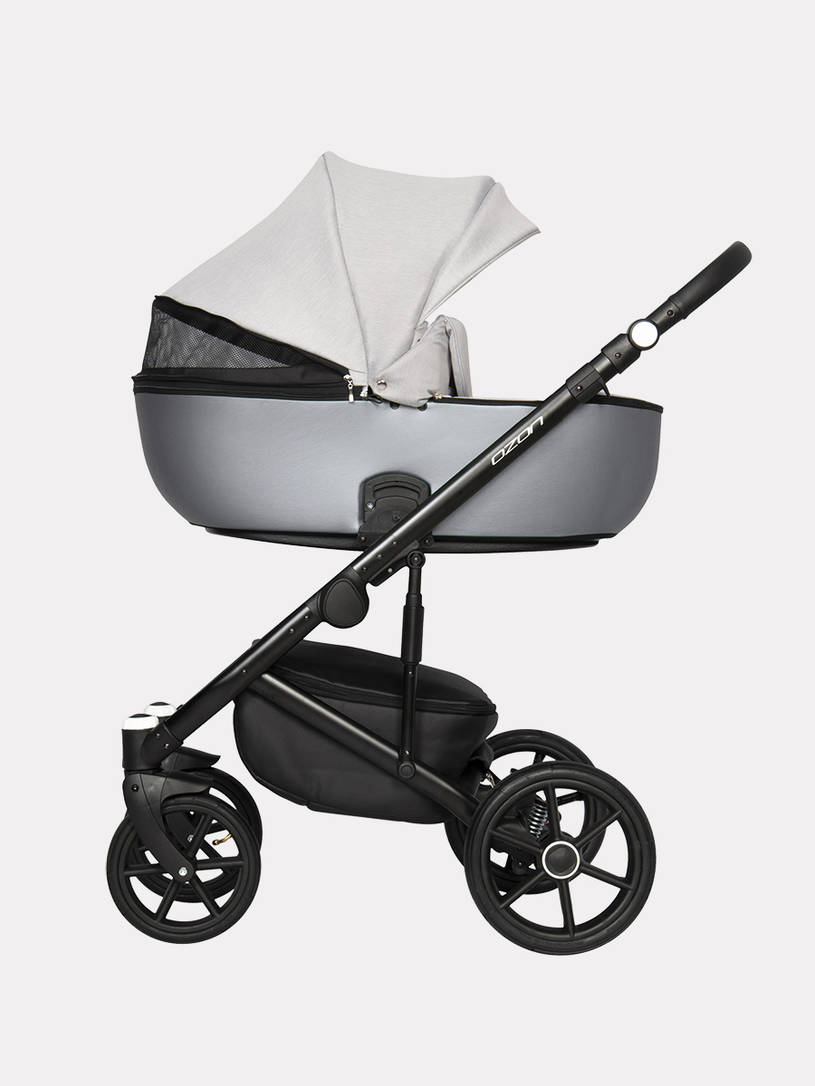 Коляска 2 в 1 Riko Basic Ozon Shine 03 серый