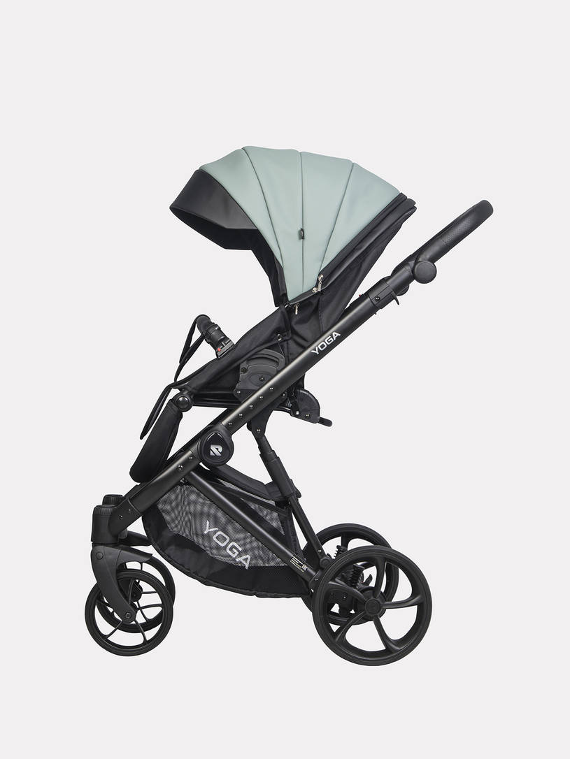 Коляска 3 в 1 Riko Basic Yoga Ecco 16 Lagoon, Зеленый
