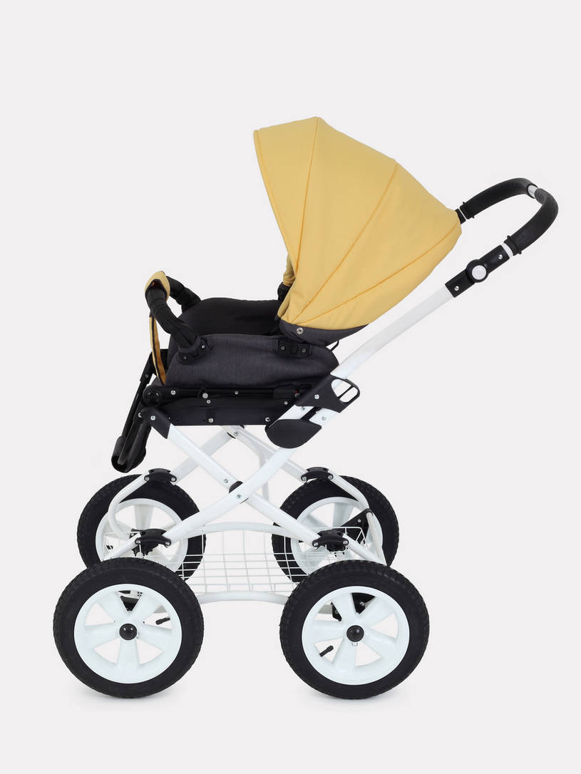 Коляска 2 в 1 Rant Siena Classic 10 серый-желтый