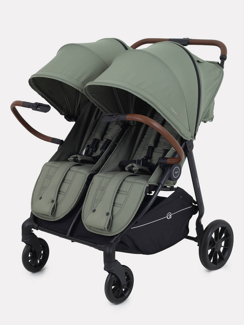 Коляска прогулочная для двойни Rant Twinny Olive 2025
