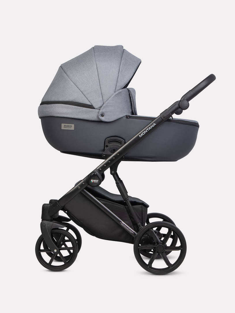 Коляска 2 в 1 Riko Basic Montana Plus 40 Graphite