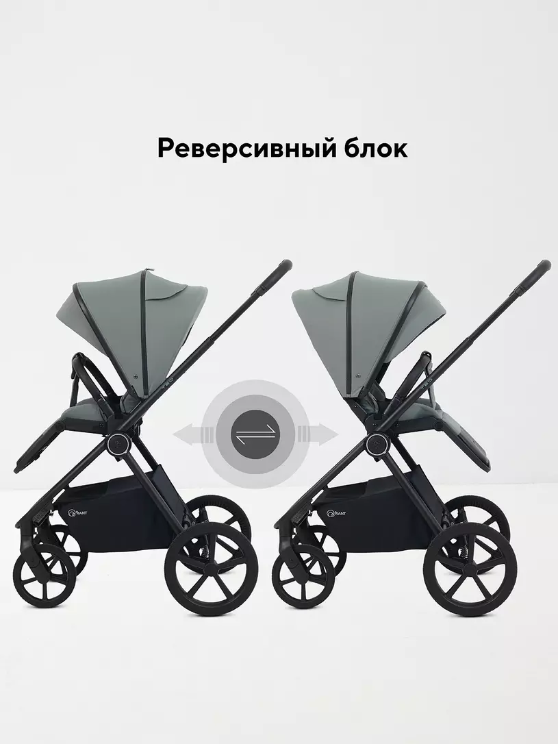 Коляска 2 в 1 Rant Teo Soft Olive